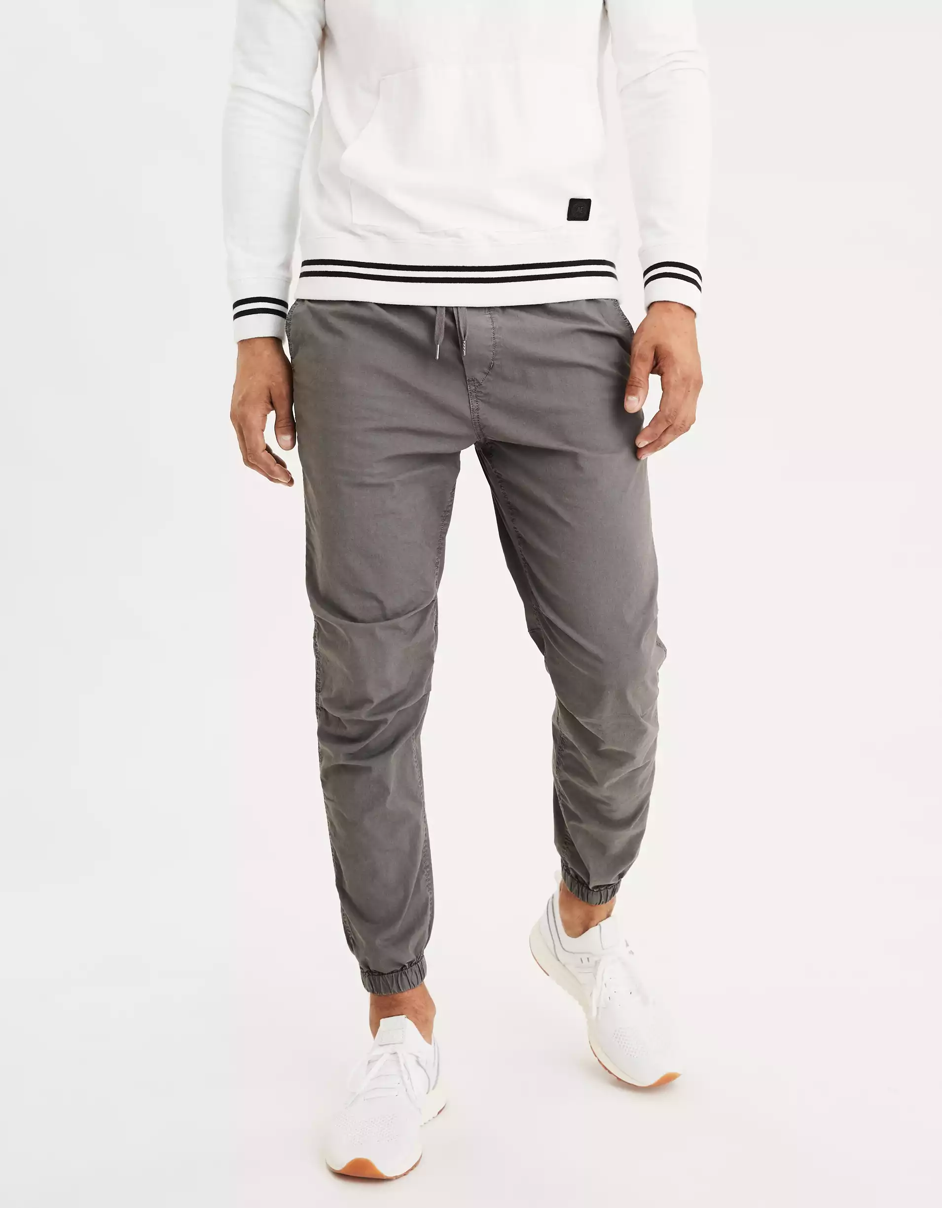 american eagle gray pants